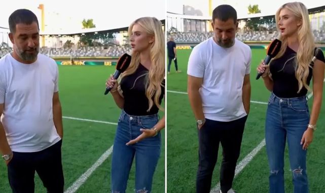 Arda Turan'ın Ukraynalı muhabirle yaptığı röportaj olay oldu