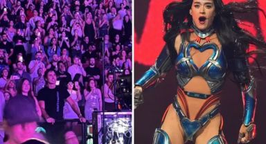 Romantik akşam yemeğinin ardından Trudeau, Katy Perry'nin konserine katıldı